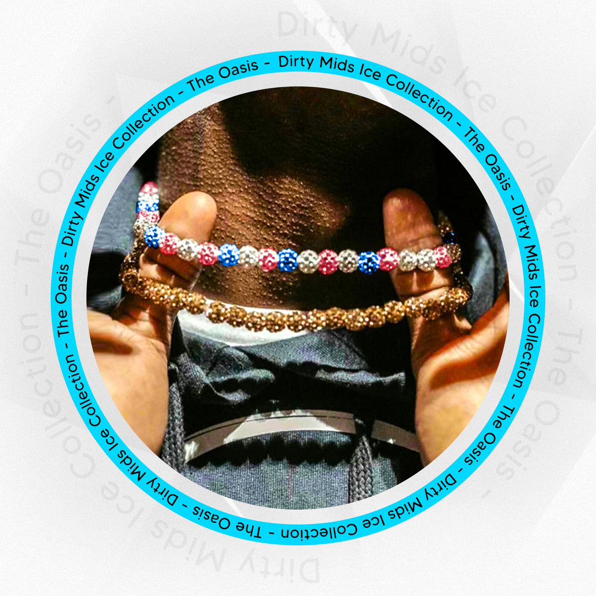 Oasis - Dirty Mids ICE Collection Baseball Necklace