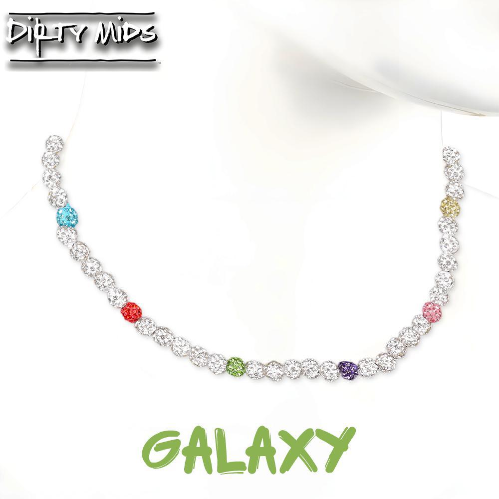 Galaxy - Dirty Mids ICE Collection Baseball Necklace