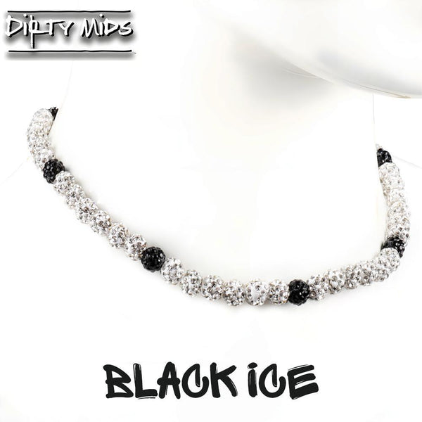 Black Ice - Dirty Mids ICE Collection Baseball Necklace