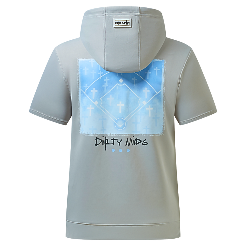 ASCEND Short Sleeve Performance Hoodie - Dirty Mids