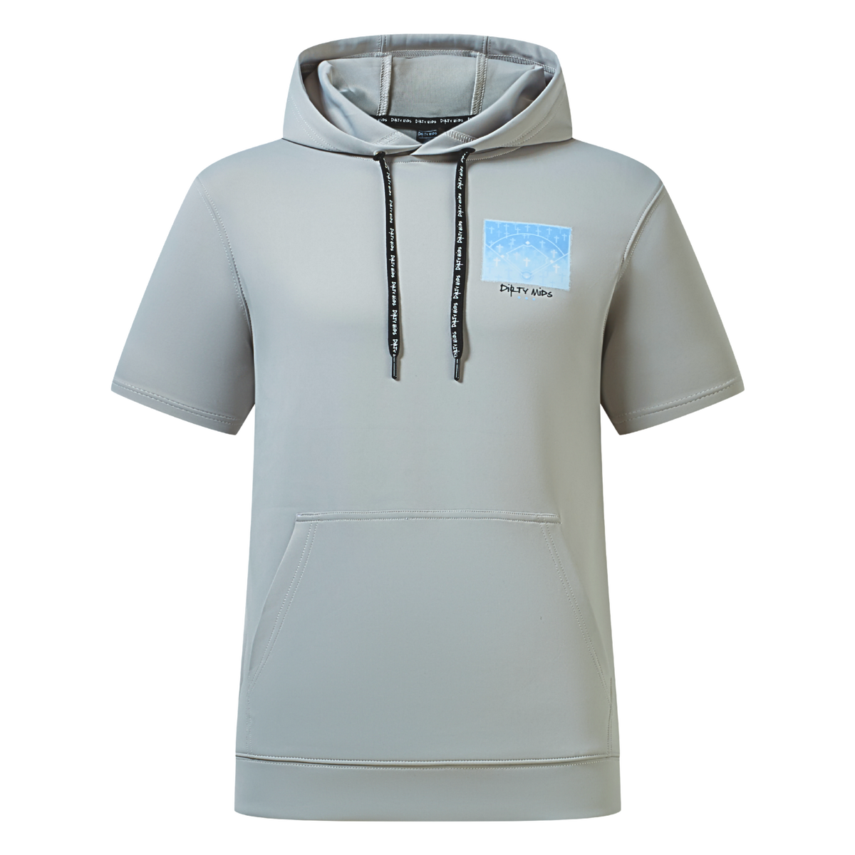 ASCEND Short Sleeve Performance Hoodie - Dirty Mids
