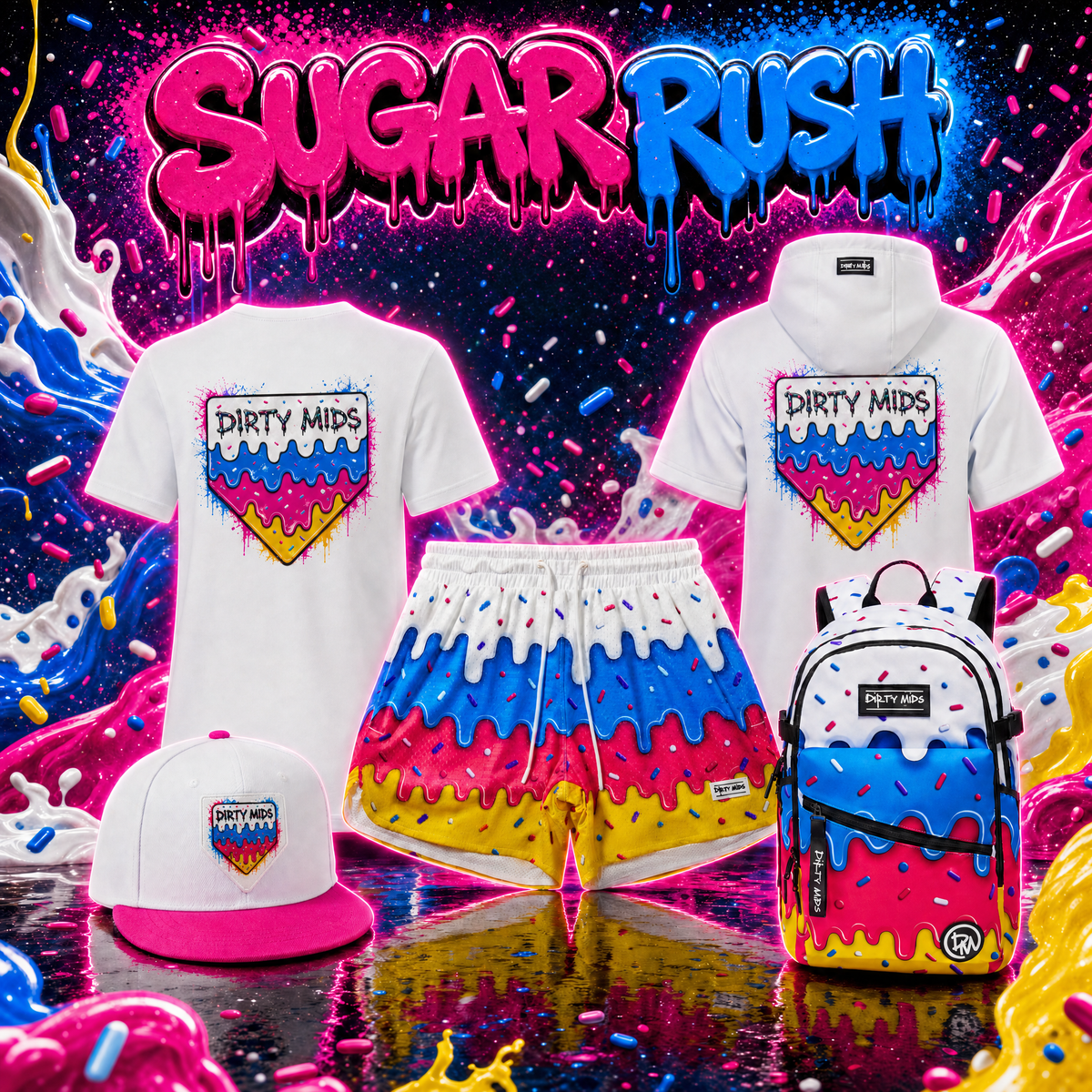 SUGAR RUSH Hoodie - Dirty Mids