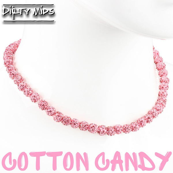 Cotton Candy - Dirty Mids ICE Collection Baseball Necklace