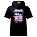 COTTON CANDY Short Sleeve Performance Hoodie - Dirty Mids