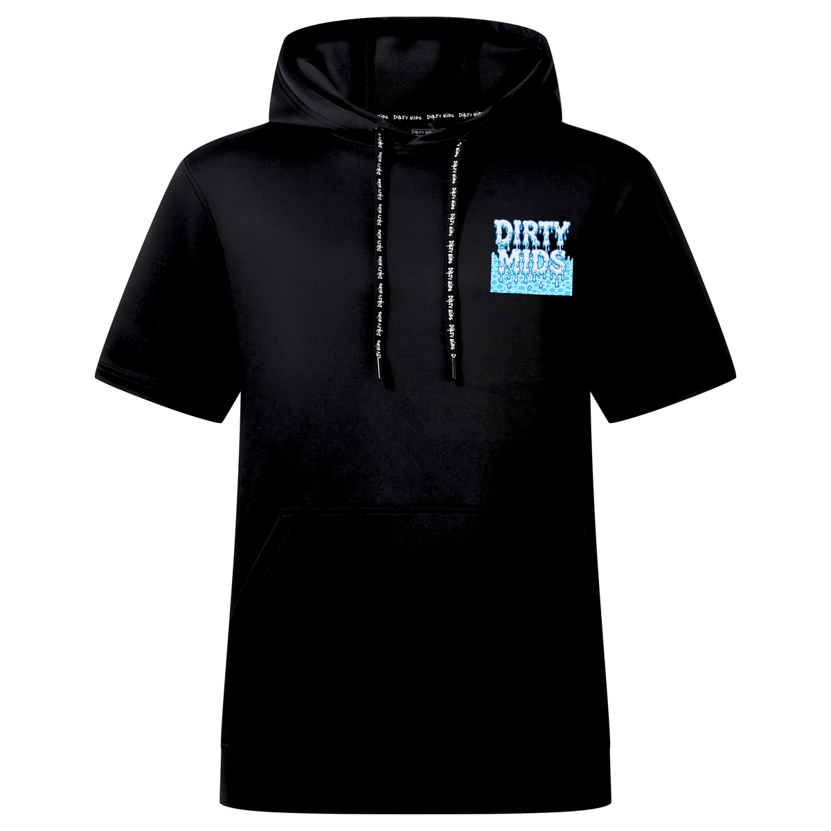 ICY DRIP Short Sleeve Performance Hoodie - Dirty Mids - front
