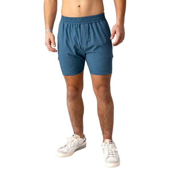 Navy Flex 5" Training Shorts