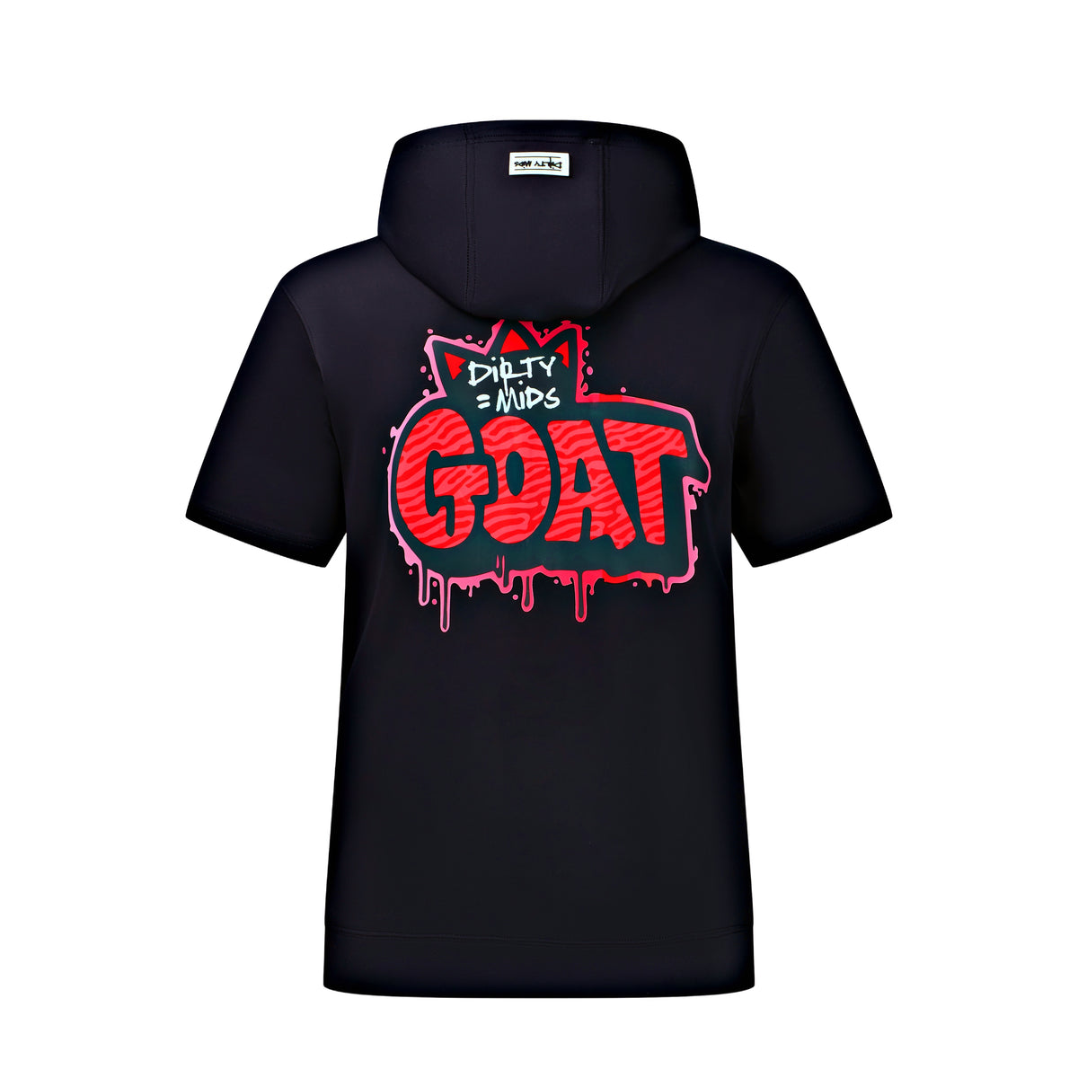GOAT Short Sleeve Performance Hoodie - Dirty Mids