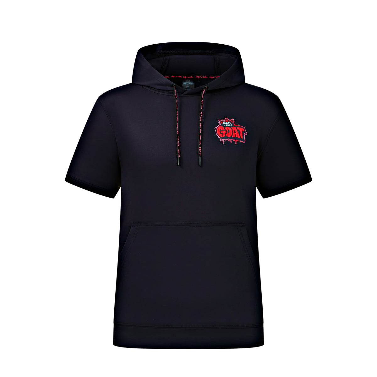 GOAT Short Sleeve Performance Hoodie - Dirty Mids