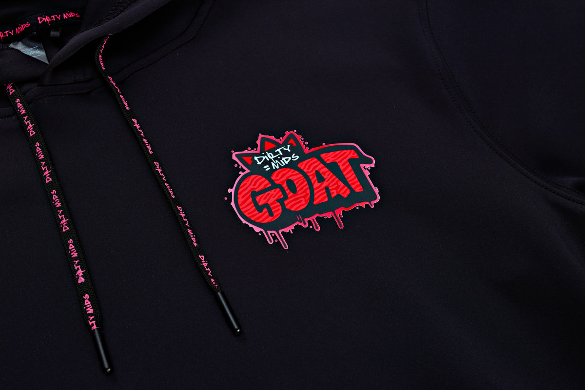 GOAT Short Sleeve Performance Hoodie - Dirty Mids
