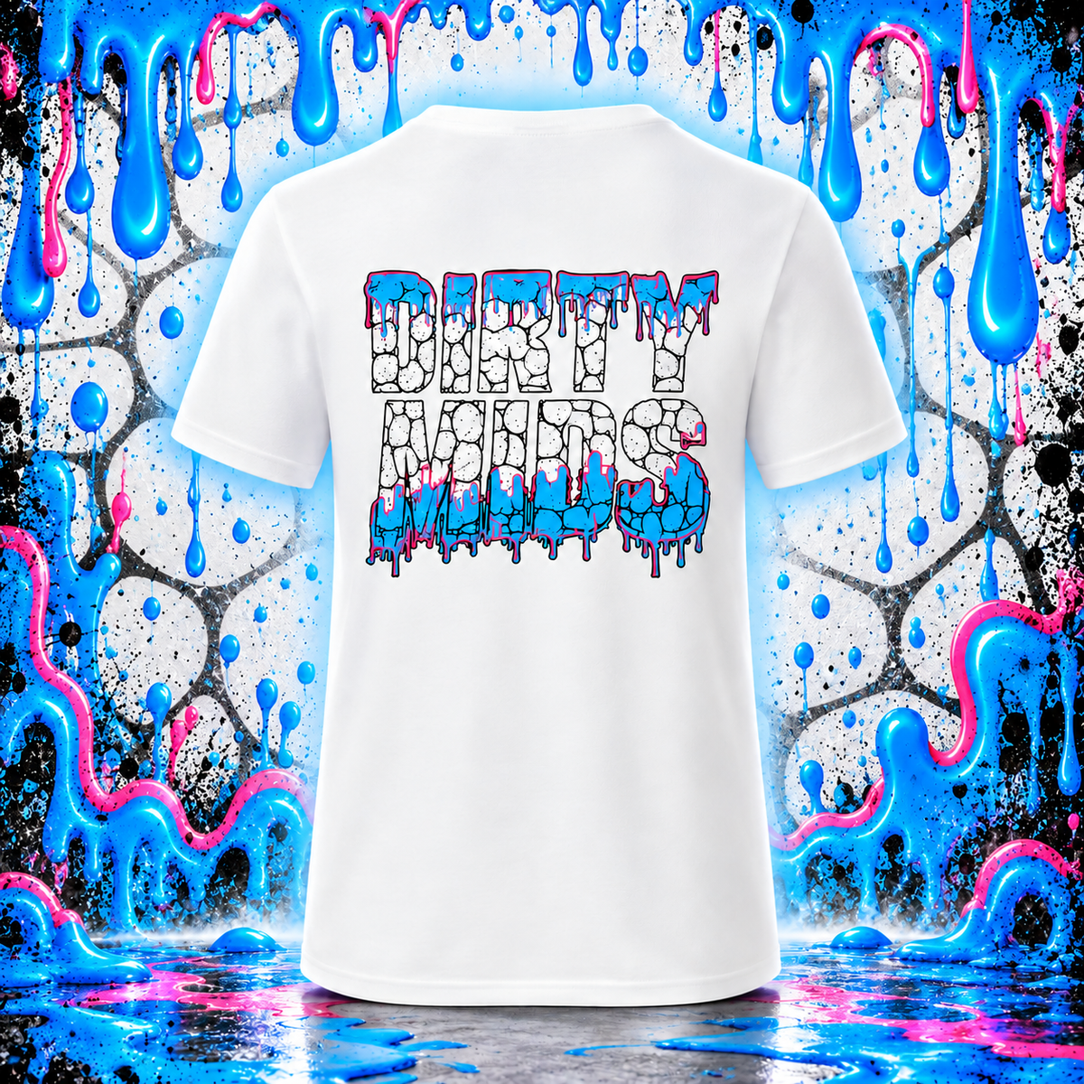 CRACKLE Tee - Dirty Mids