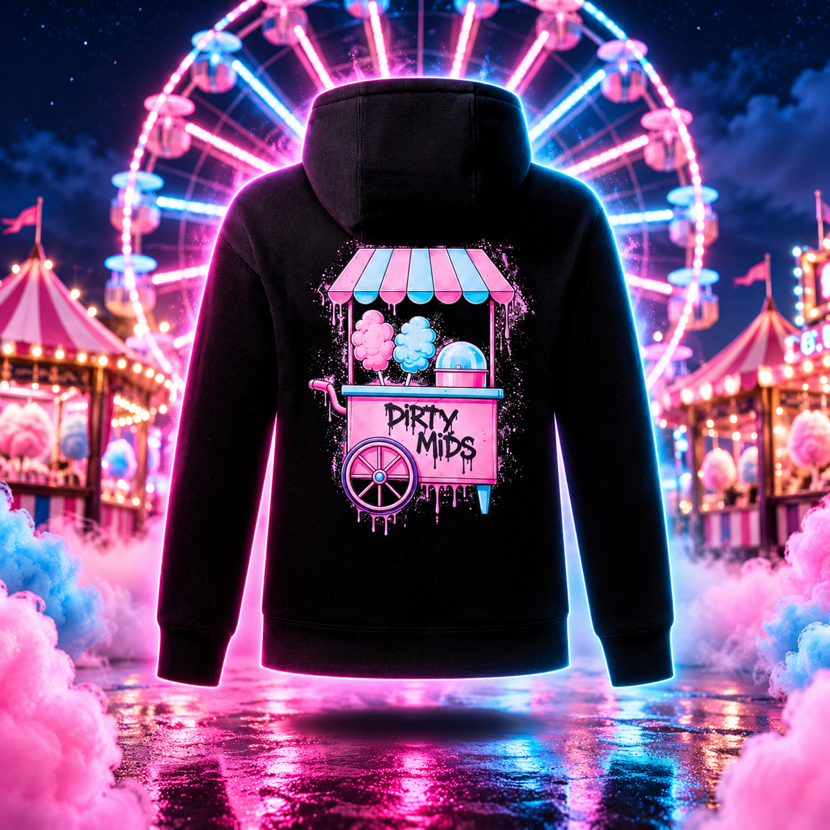 COTTON CANDY Hoodie - Dirty Mids
