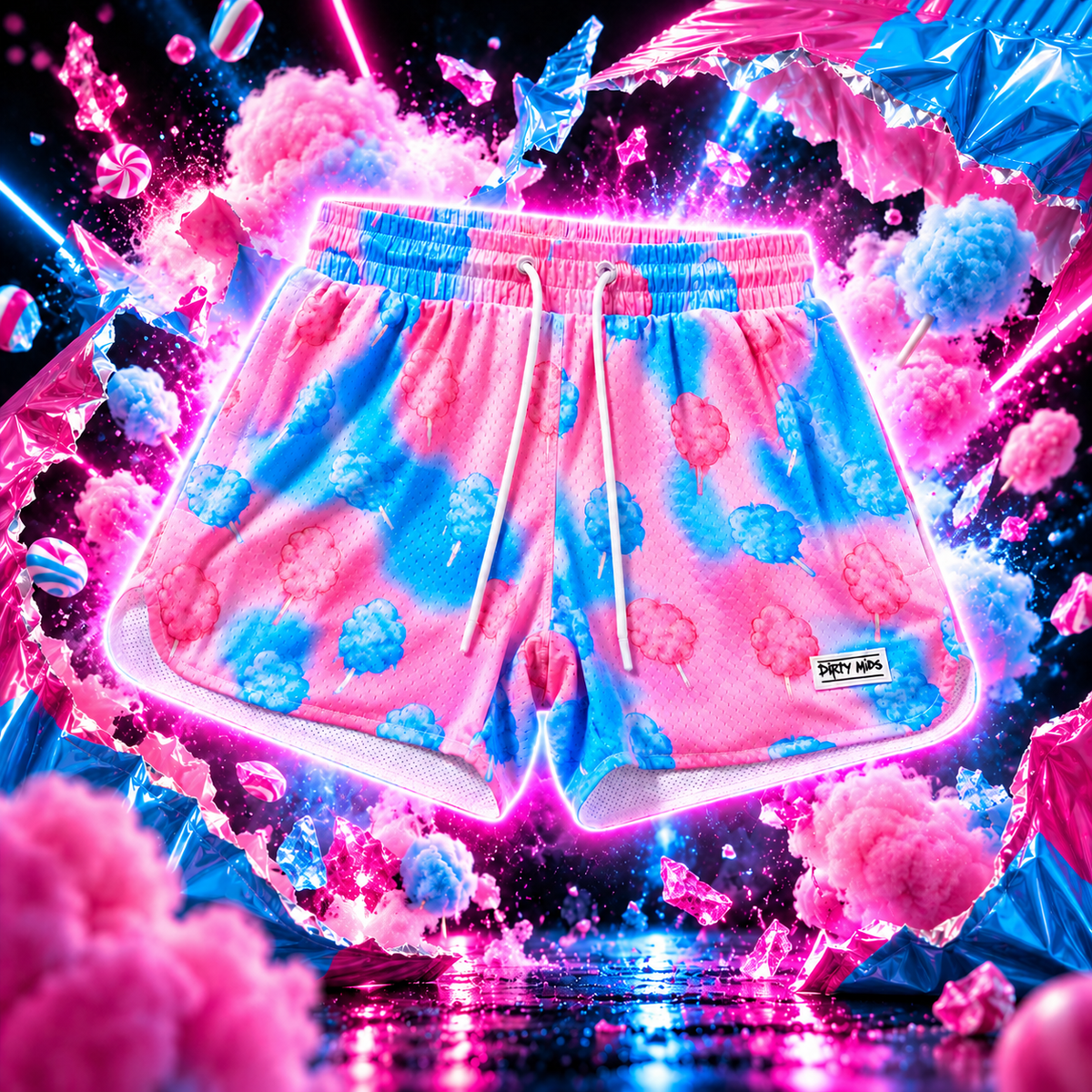 COTTON CANDY Shorts - Dirty Mids