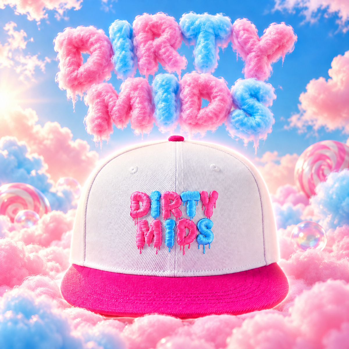COTTON CANDY Snapback - Dirty Mids
