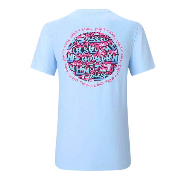 Ice Blue - Tagged Tee - Dirty Mids