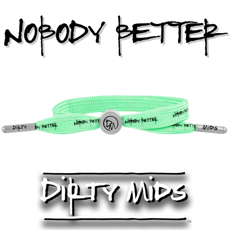 Nobody Better Dirty Mids Motiv8 Baseball Bracelet