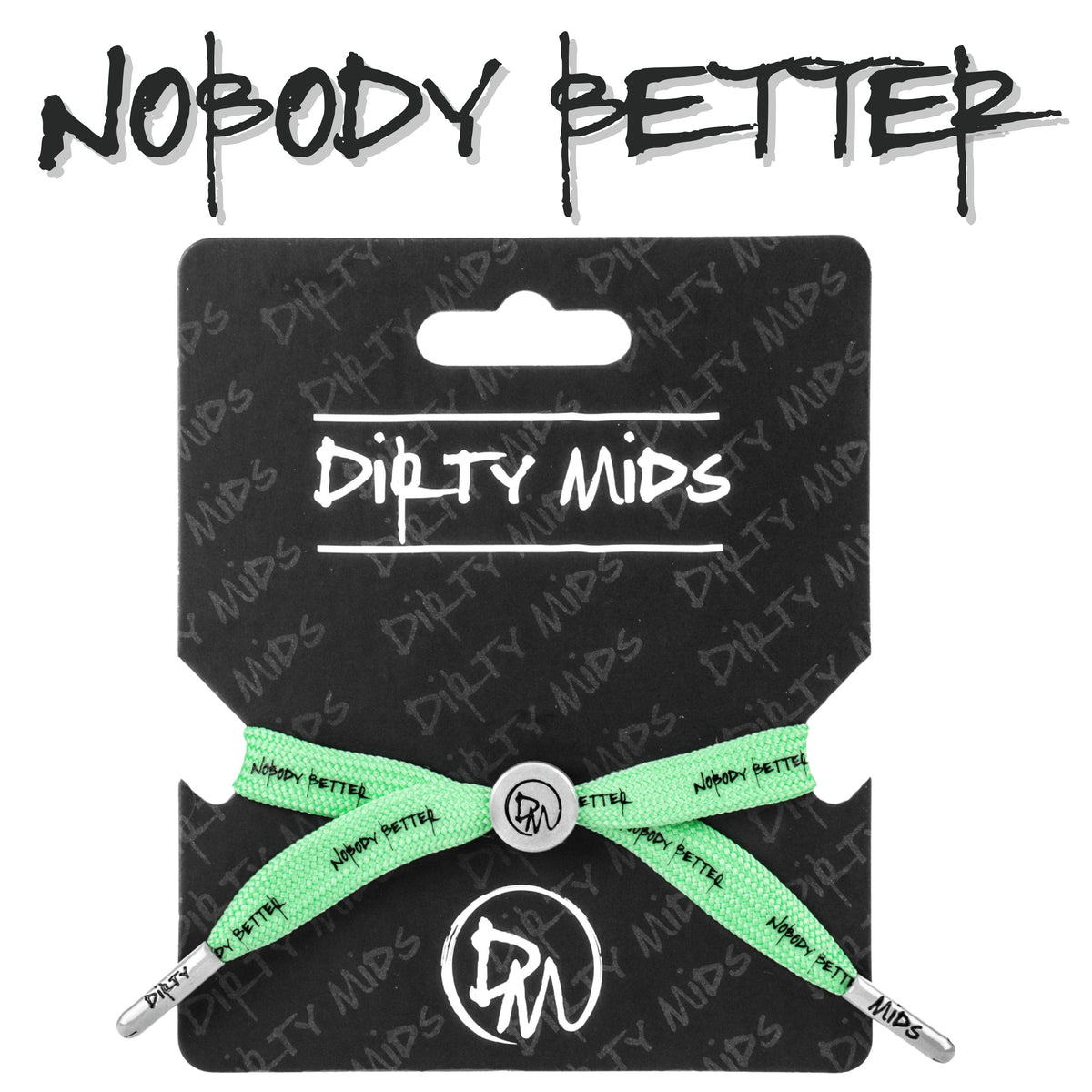 Nobody Better Dirty Mids Motiv8 Baseball Bracelet