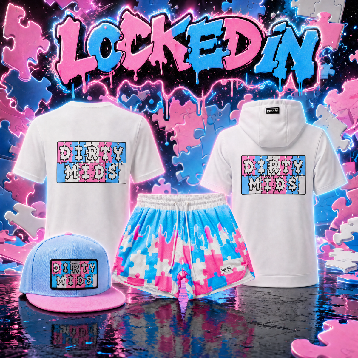 LOCKED IN Shorts - Dirty Mids