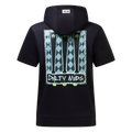 REIGN Short Sleeve Performance Hoodie - Dirty Mids