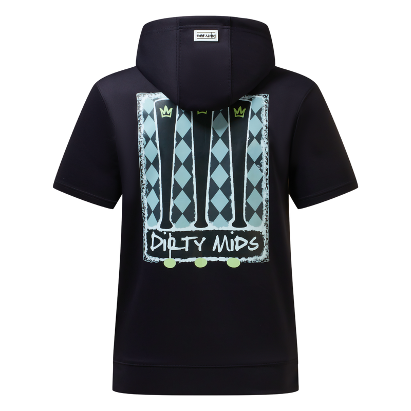 REIGN Short Sleeve Performance Hoodie - back