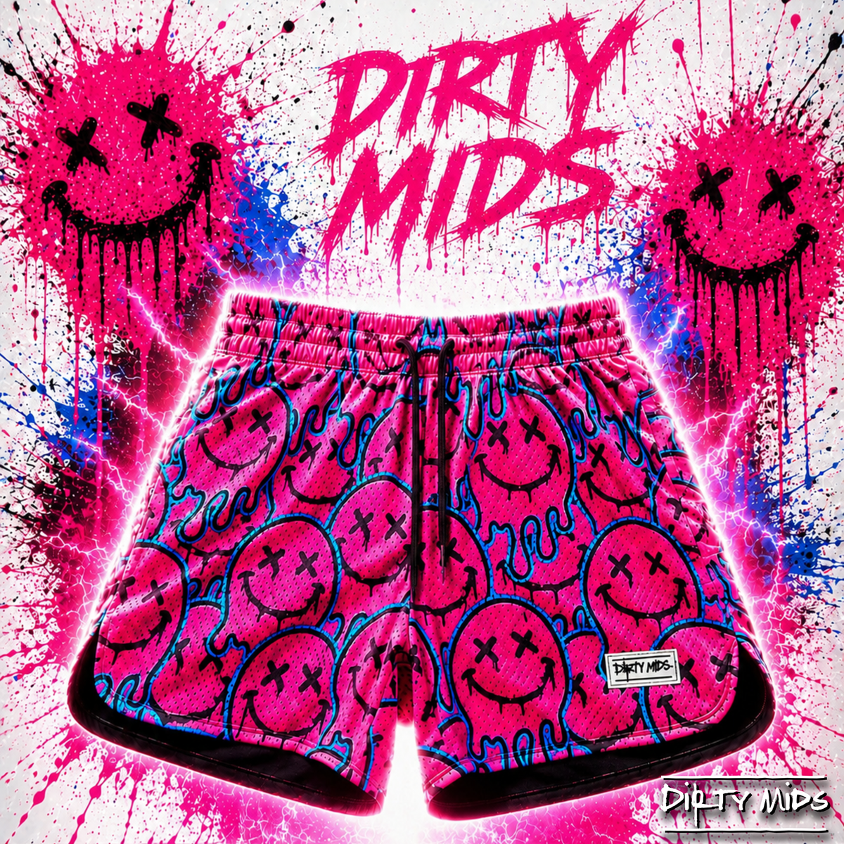 SMILE Shorts - Dirty Mids