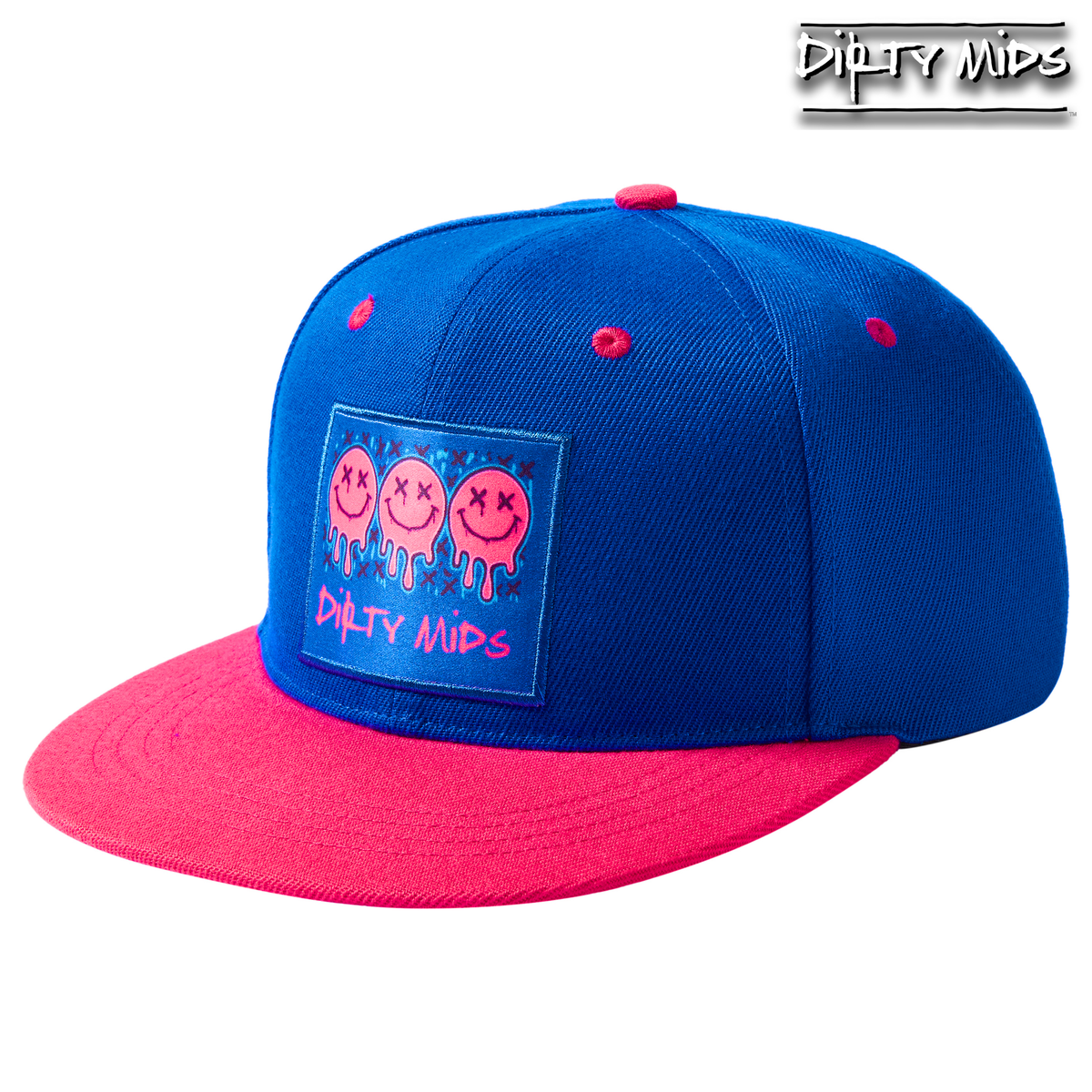 SMILE Snapback Angled - Dirty Mids