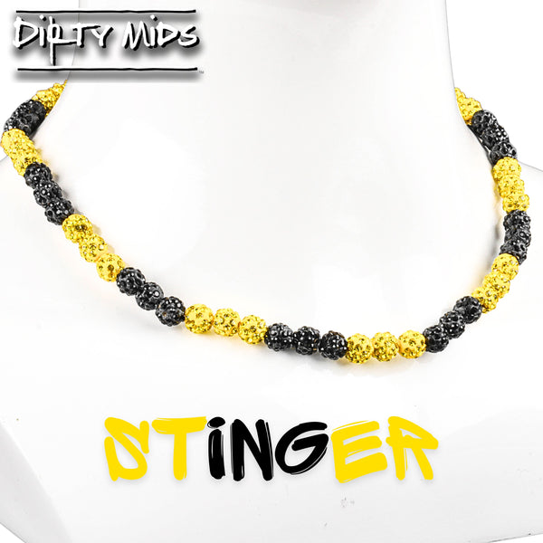 Stinger - Dirty Mids ICE Collection Baseball Necklace