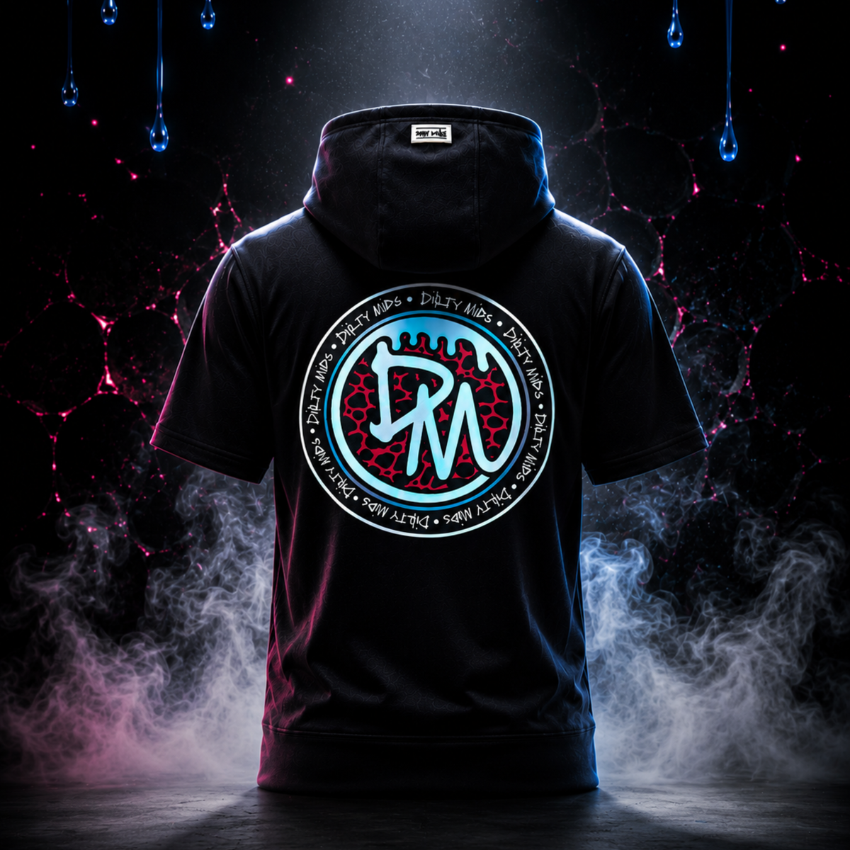 STING Short Sleeve Performance Hoodie - Dirty Mids