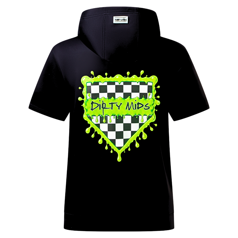 TOXIC Short Sleeve Performance Hoodie - Dirty Mids