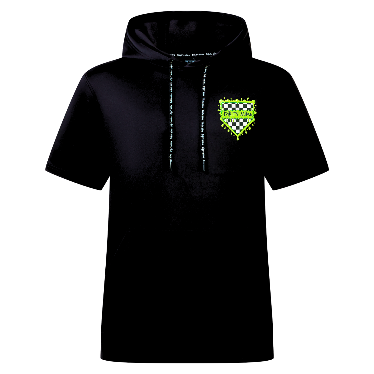 TOXIC Short Sleeve Performance Hoodie - Dirty Mids