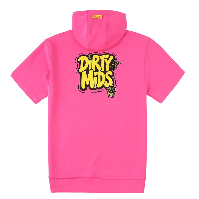 Vibe Check - Short Sleeve Performance Hoodie – Dirty Mids