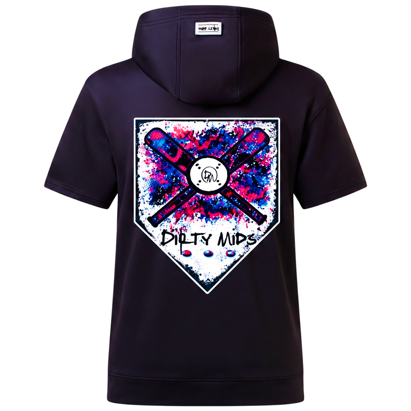 VIPER Short Sleeve Performance Hoodie - Dirty Mids