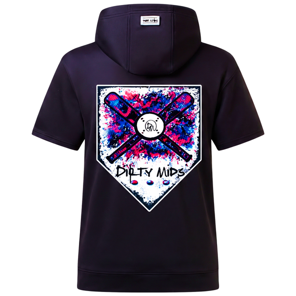 VIPER Short Sleeve Performance Hoodie - Dirty Mids