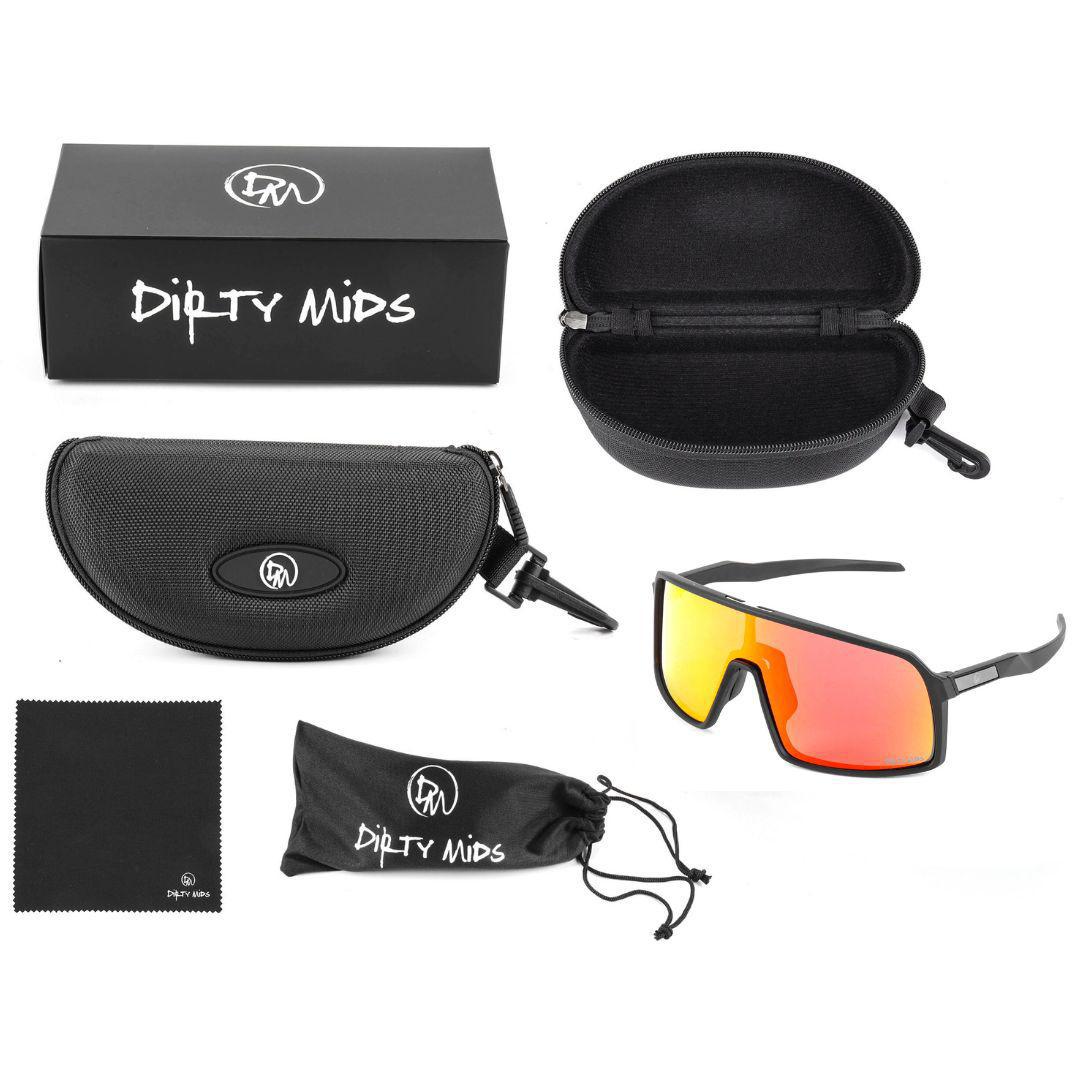 STEALTH MODE (BLACK FRAME/RED LENS)