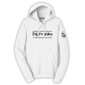 White - Rebel Hoodie - Dirty Mids