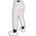 White Pant - Black Piping Dirty Mids Piped Baseball Pant