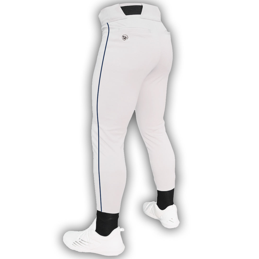White Pant/Black Piping