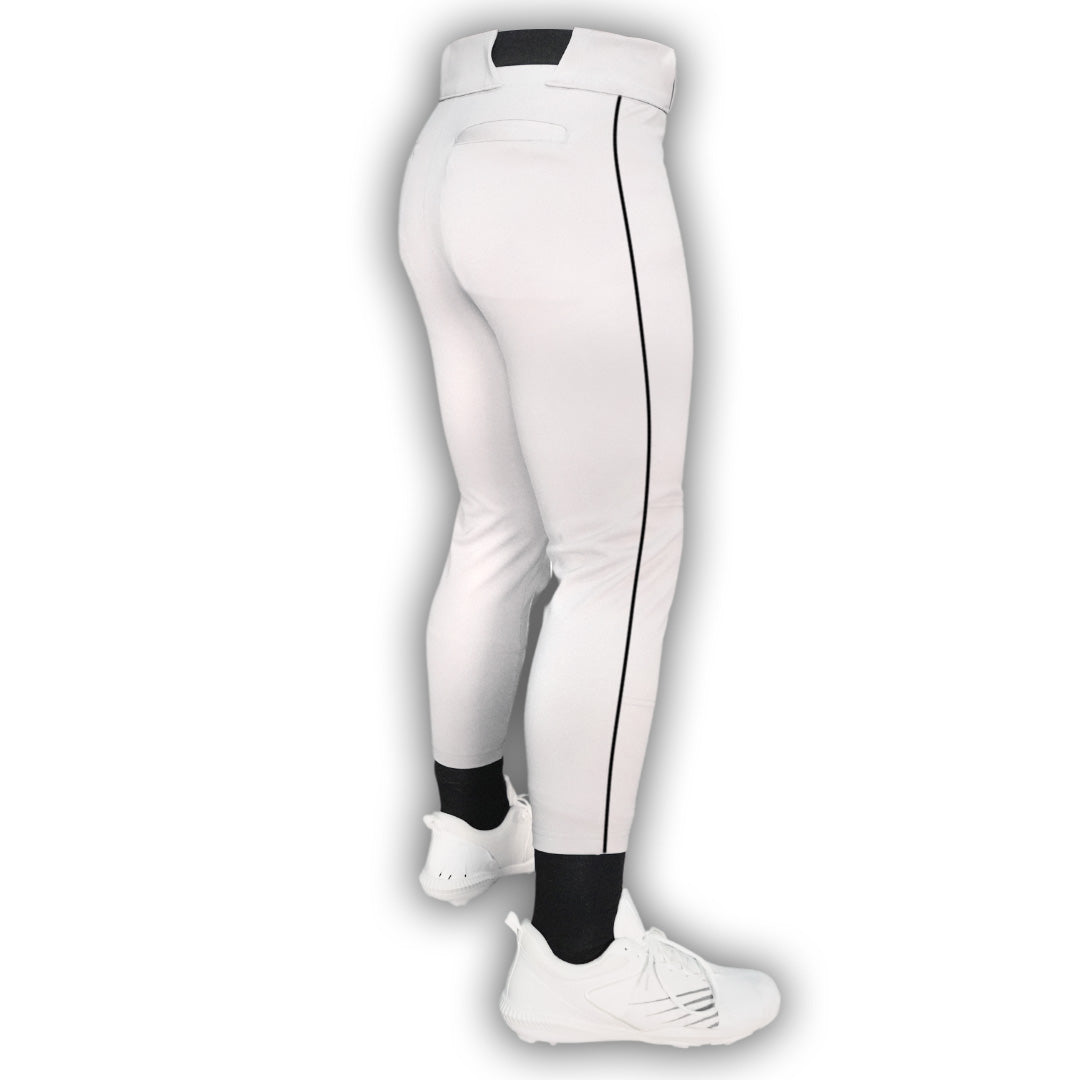 White Pant/Black Piping