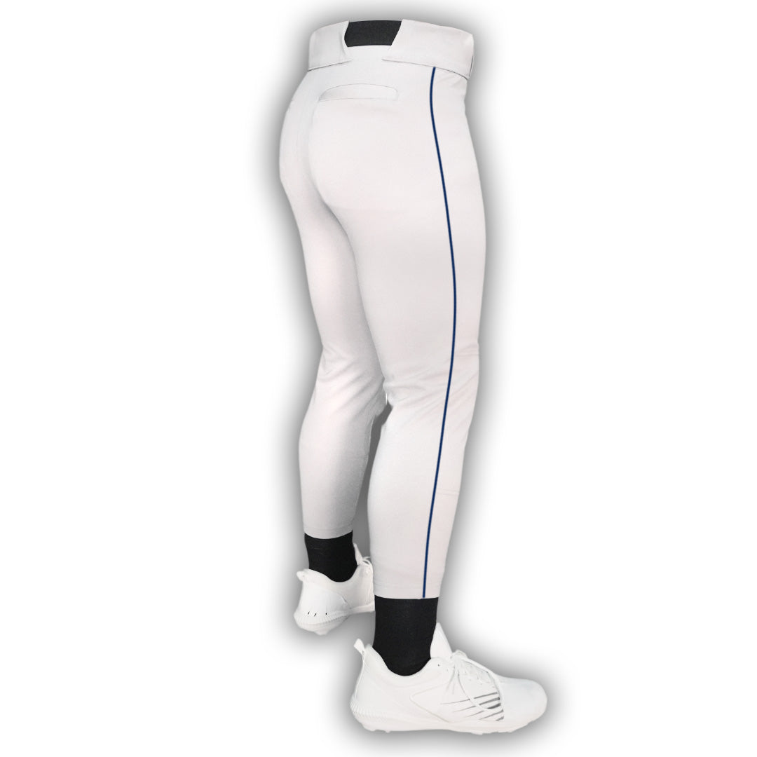White Pant/Navy Piping